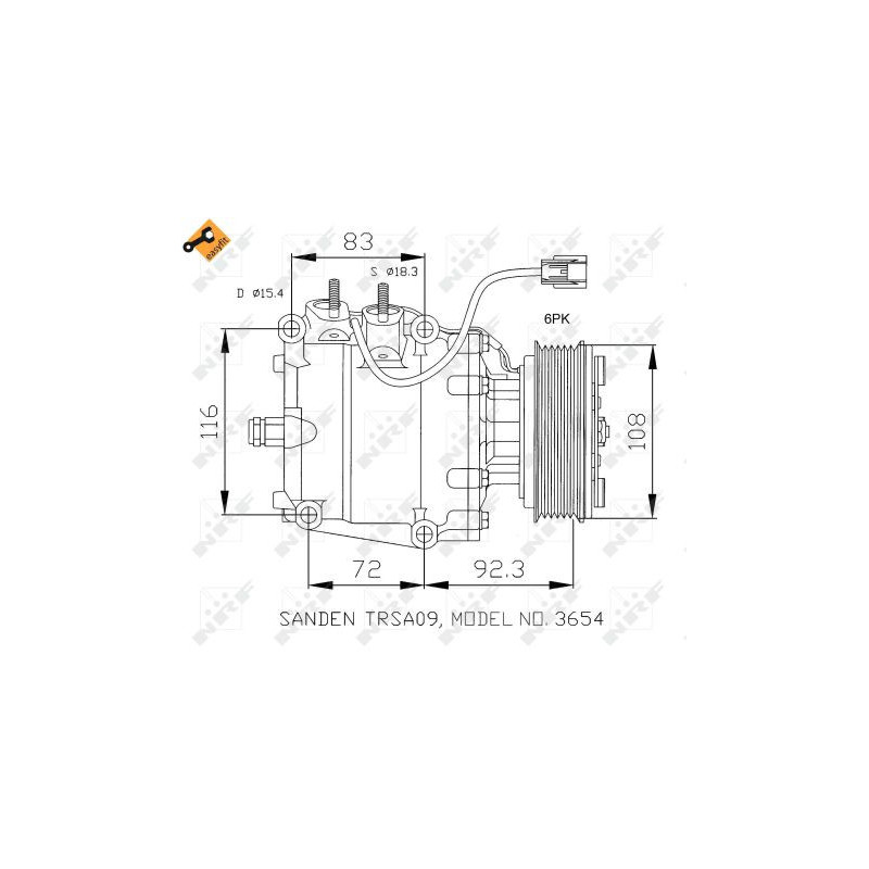 Compresseur de climatisation NRF