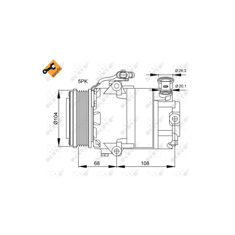 Compresseur de climatisation NRF