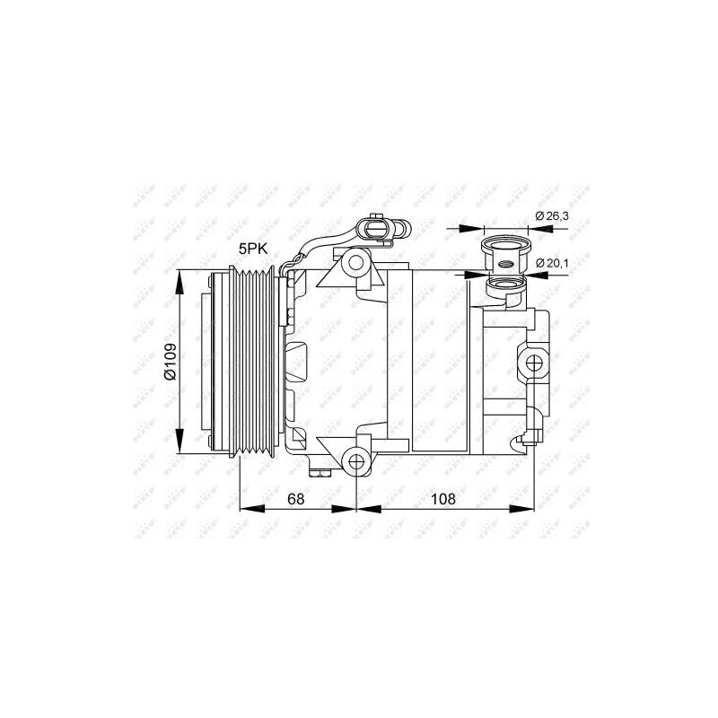 Compresseur de climatisation NRF