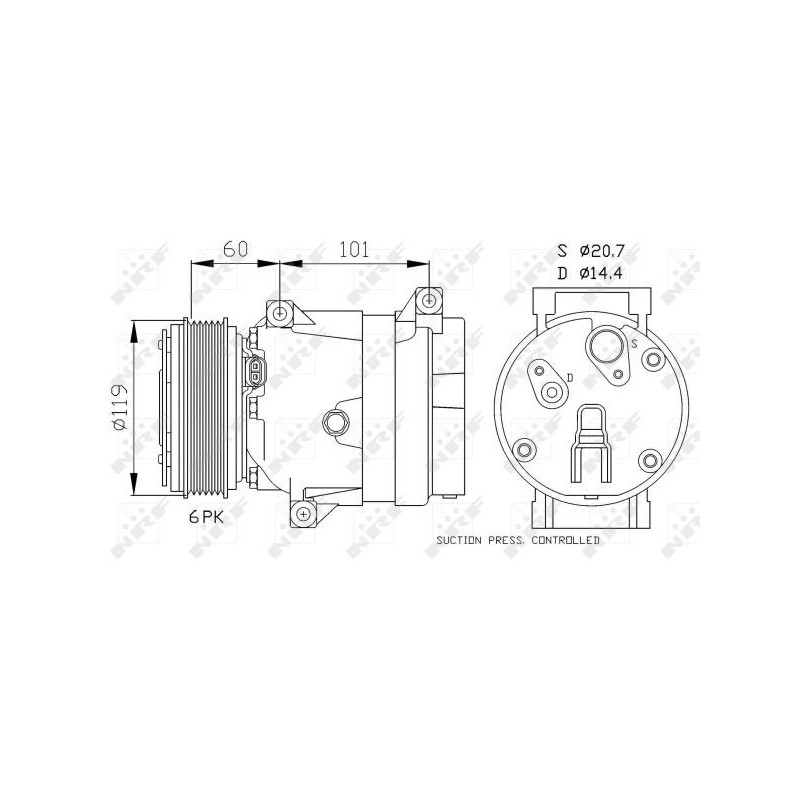 Compresseur de climatisation NRF