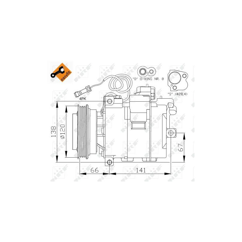 Compresseur de climatisation NRF