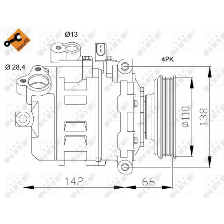 Compresseur de climatisation NRF