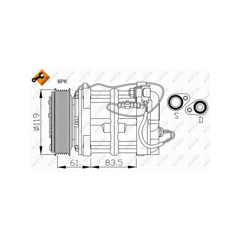 Compresseur de climatisation NRF
