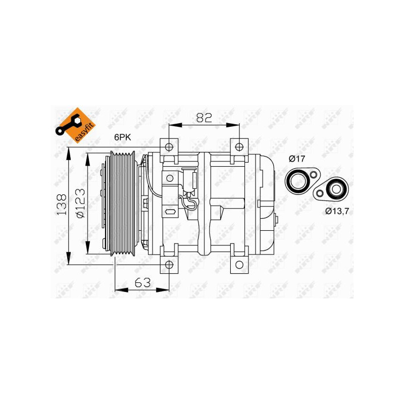 Compresseur de climatisation NRF
