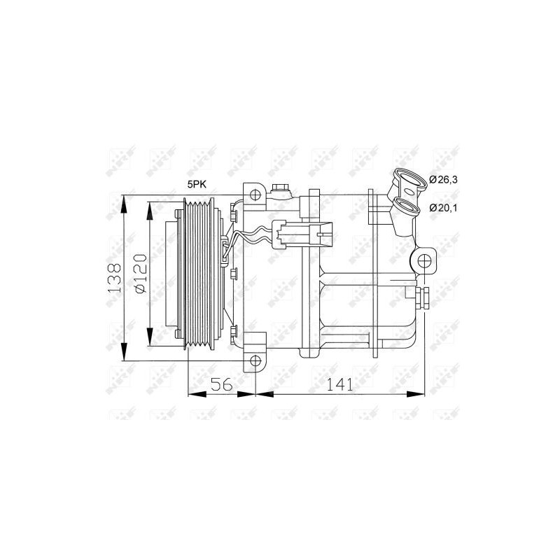 Compresseur de climatisation NRF