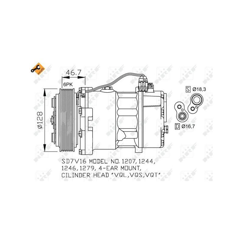 Compresseur de climatisation NRF