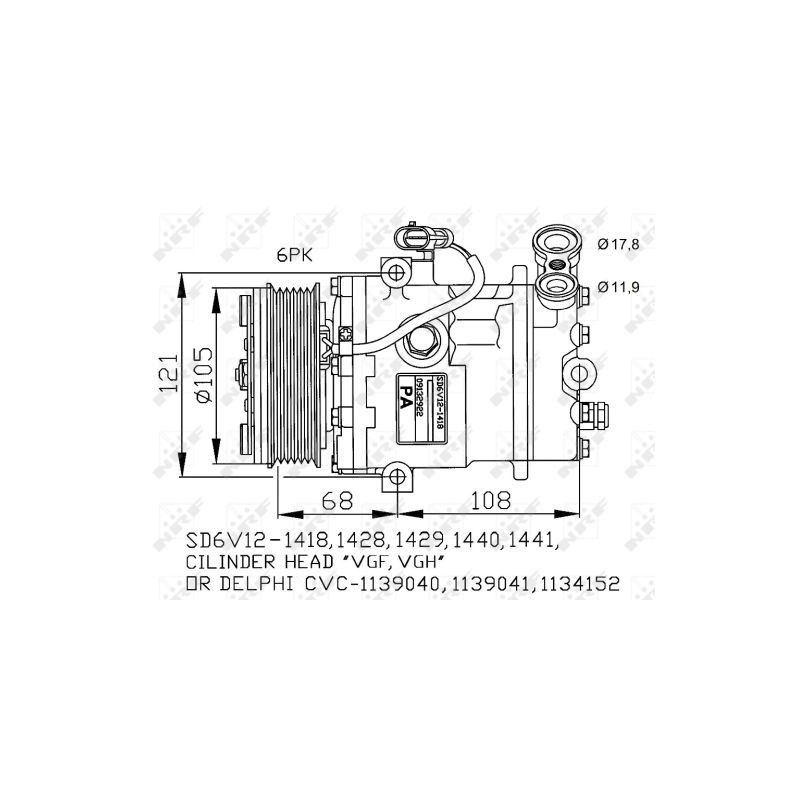 Compresseur de climatisation NRF