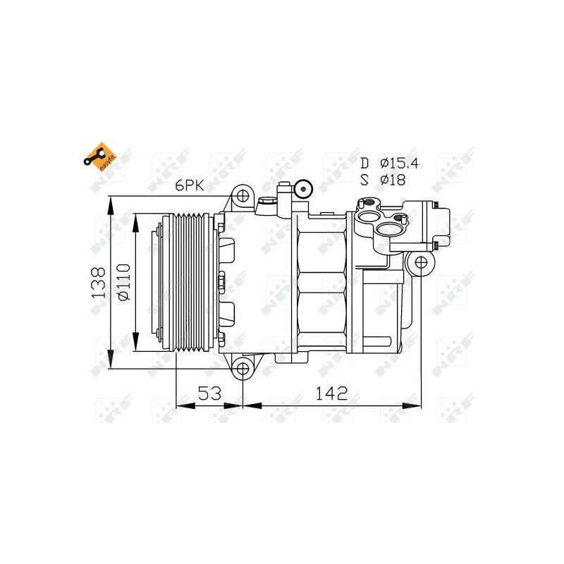 Compresseur de climatisation NRF