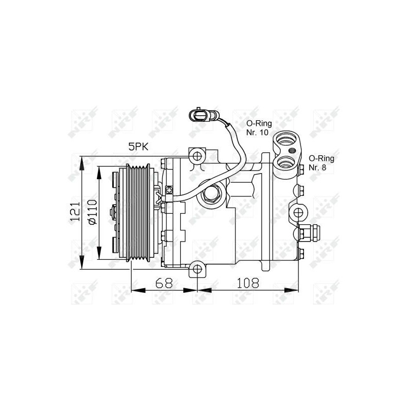 Compresseur de climatisation NRF