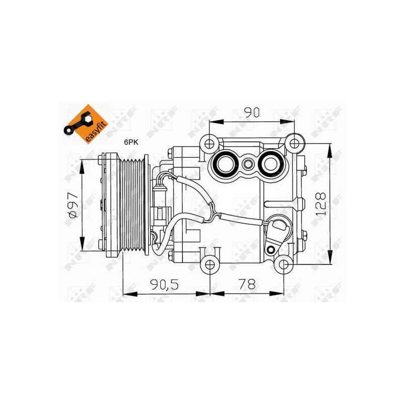 Compresseur de climatisation NRF