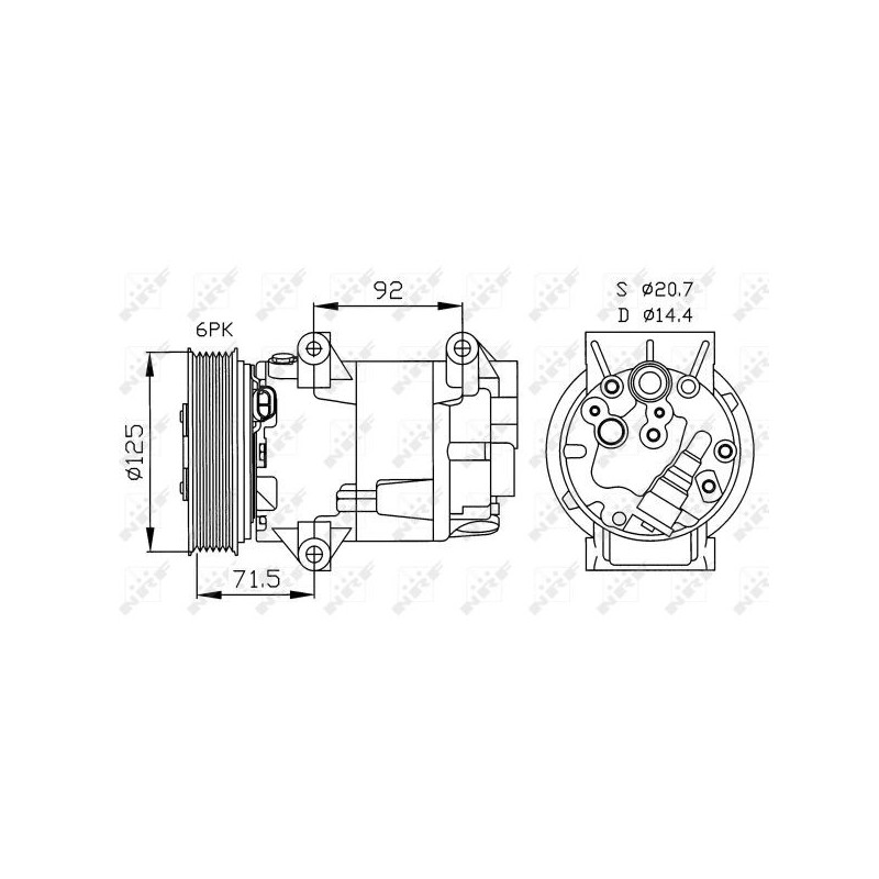 Compresseur de climatisation NRF