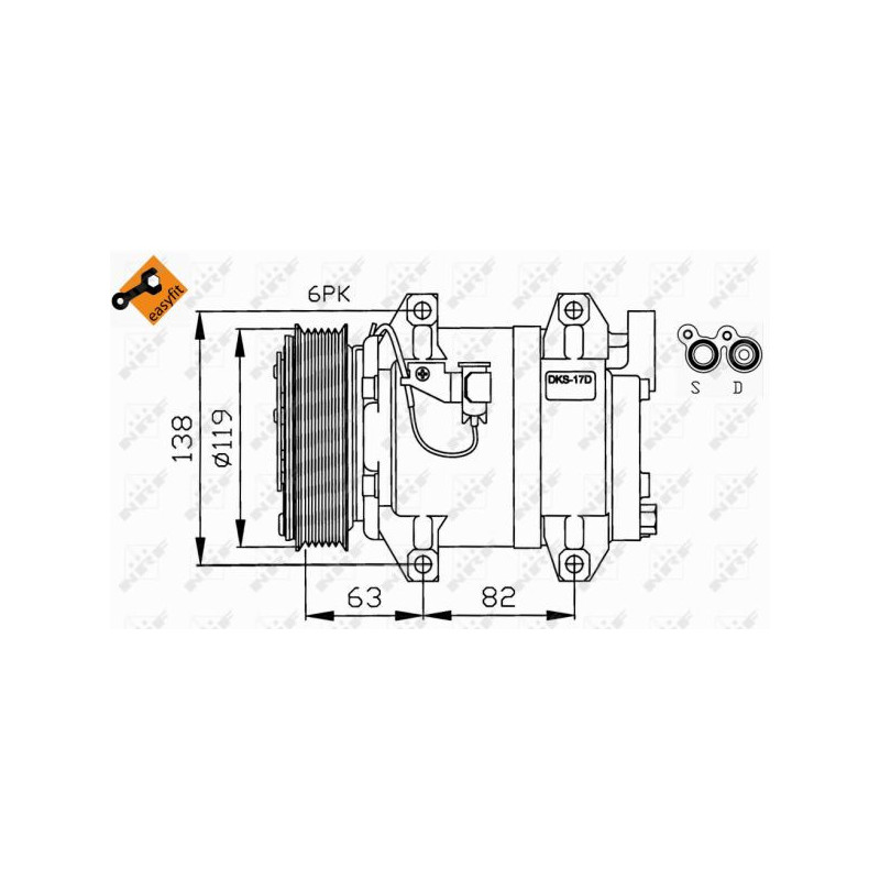 Compresseur de climatisation NRF