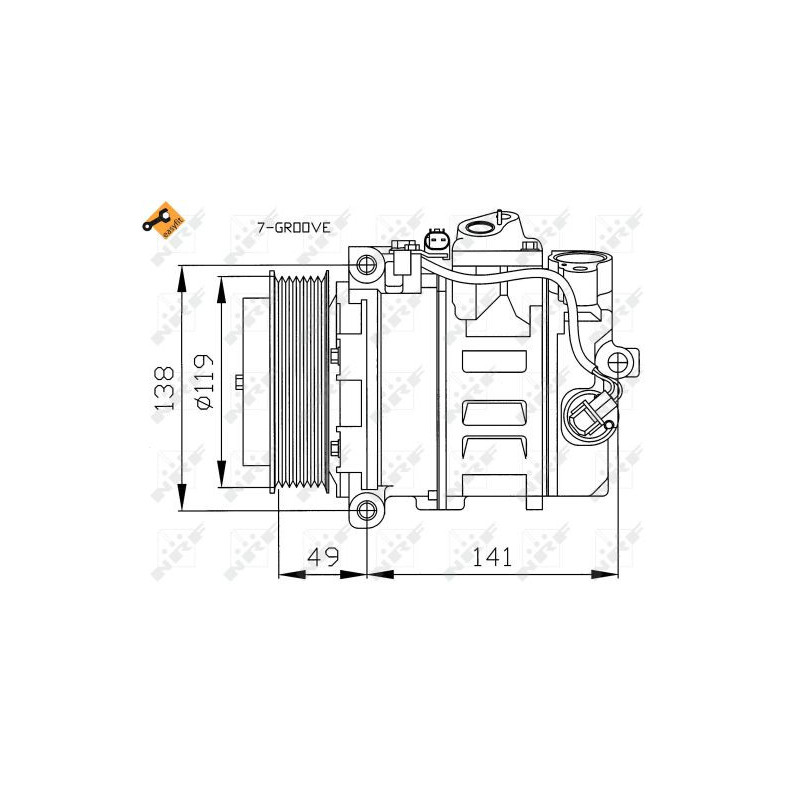 Compresseur de climatisation NRF