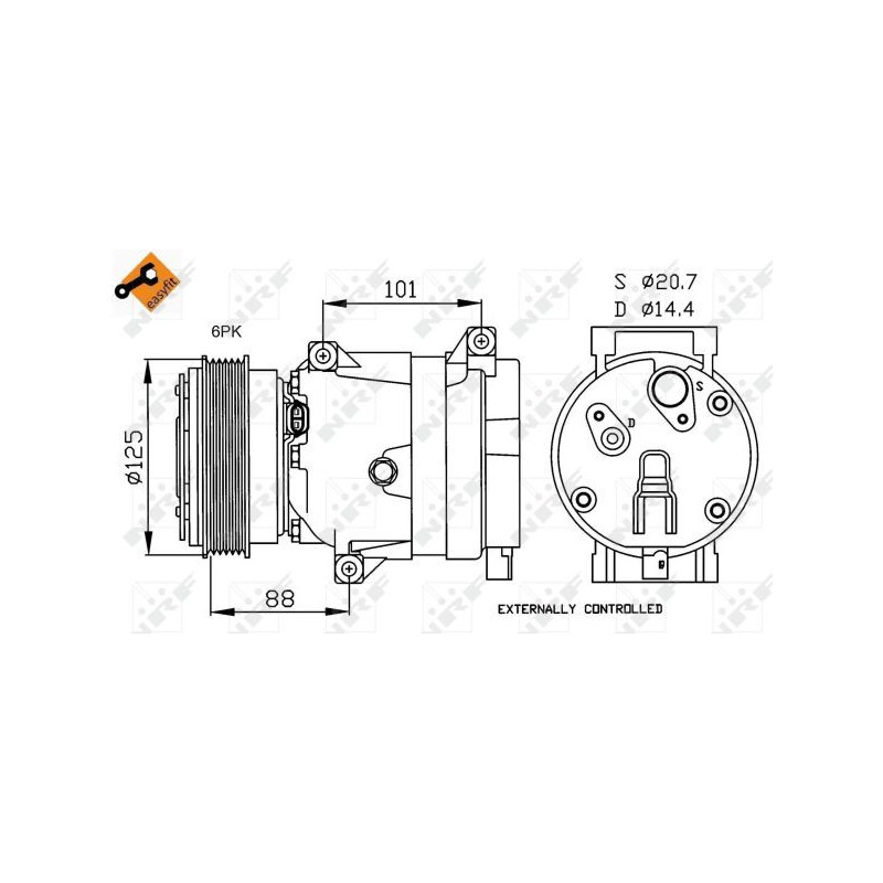 Compresseur de climatisation NRF