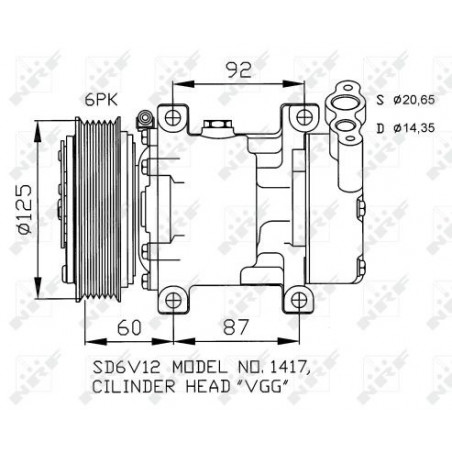 Compresseur de climatisation NRF