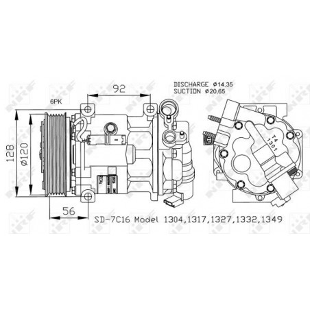 Compresseur de climatisation NRF