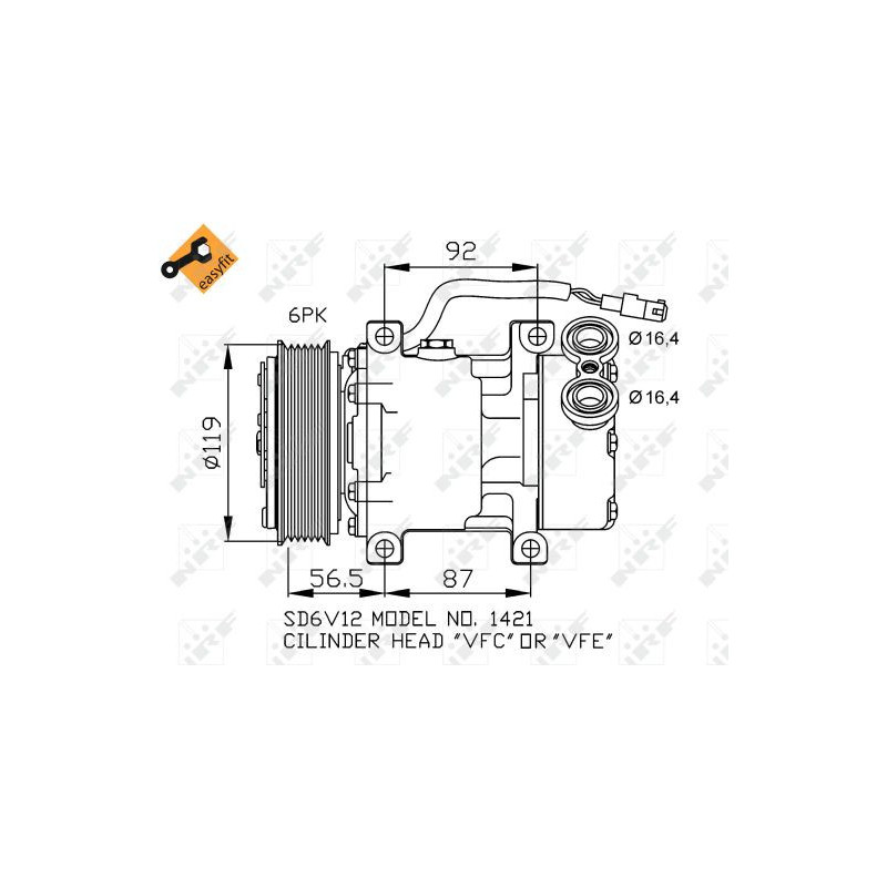 Compresseur de climatisation NRF