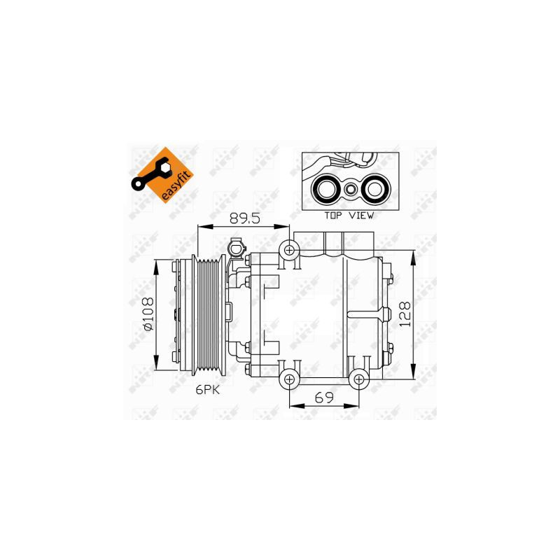 Compresseur de climatisation NRF