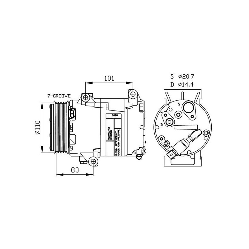 Compresseur de climatisation NRF