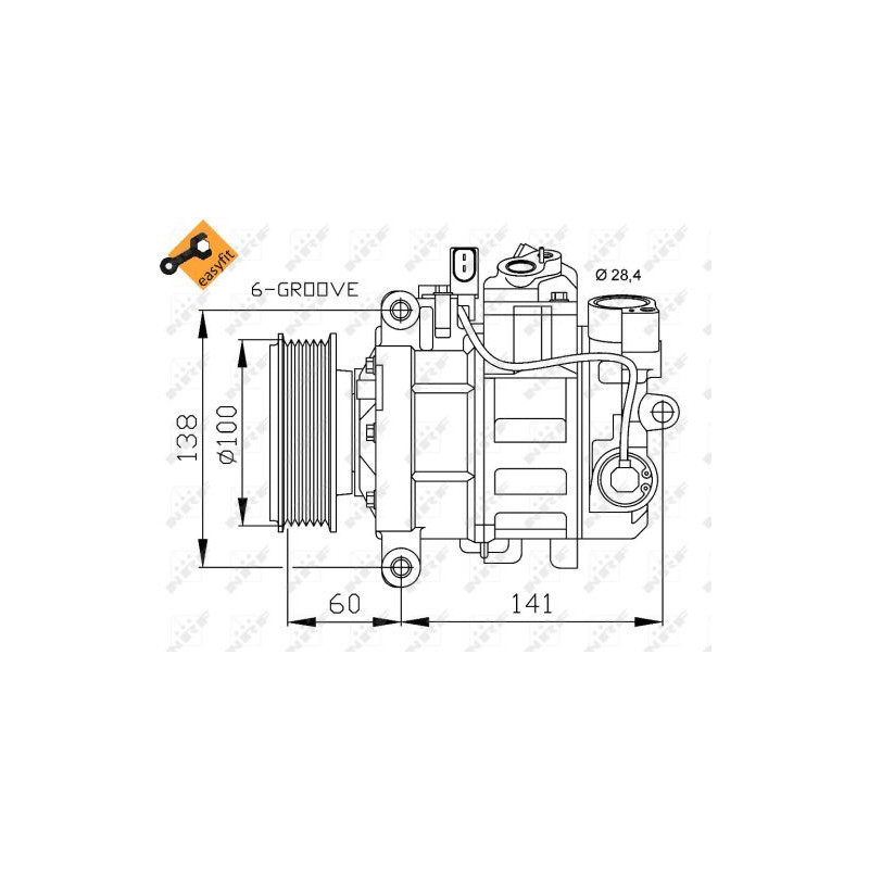 Compresseur de climatisation NRF