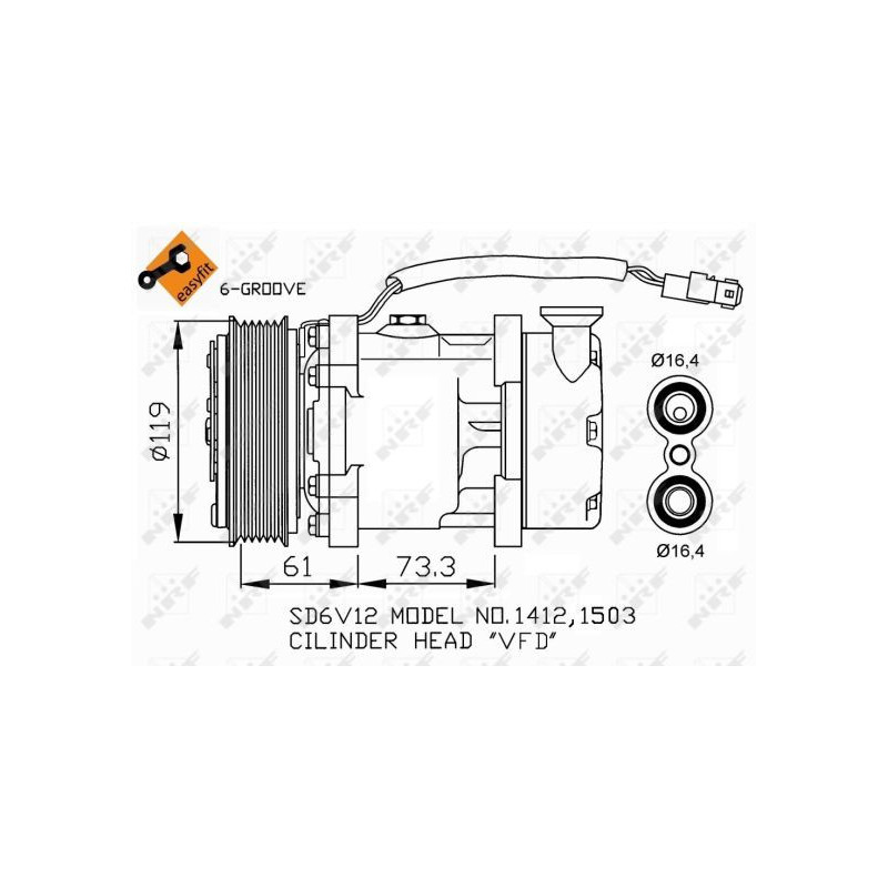 Compresseur de climatisation NRF