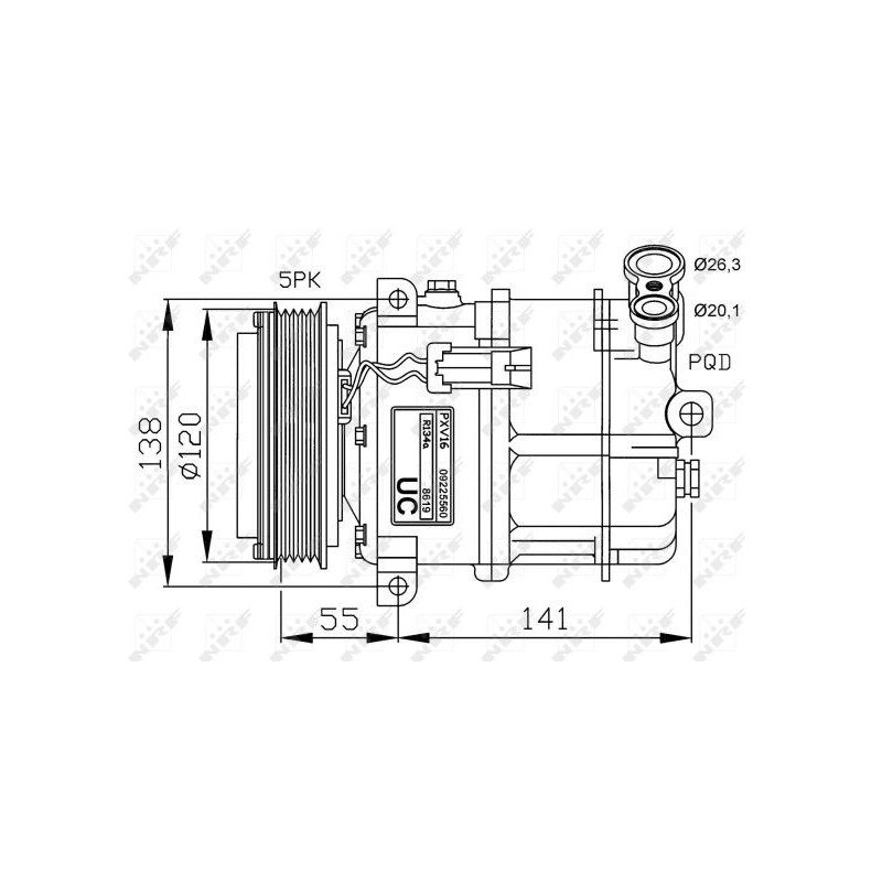 Compresseur de climatisation NRF