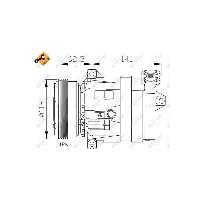 Compresseur de climatisation NRF