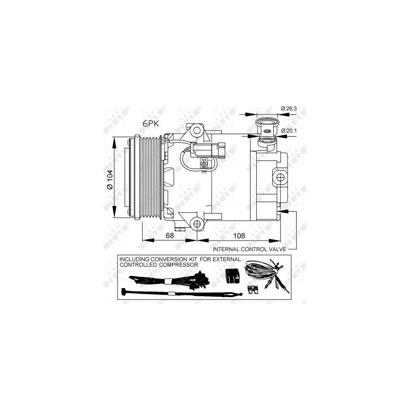 Compresseur de climatisation NRF