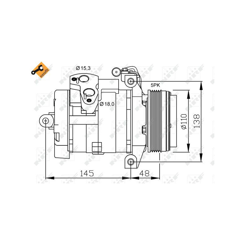 Compresseur de climatisation NRF