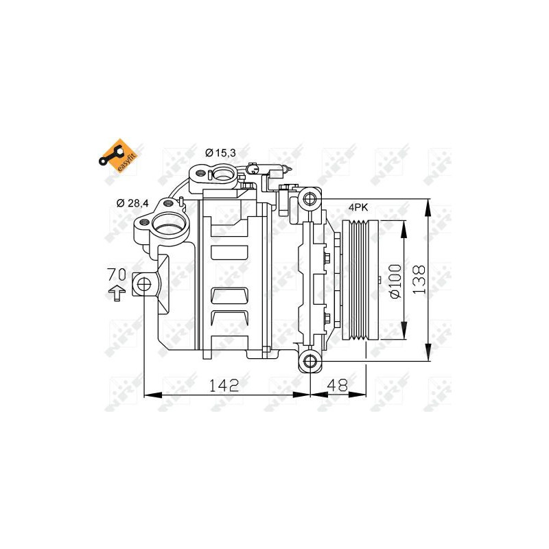 Compresseur de climatisation NRF