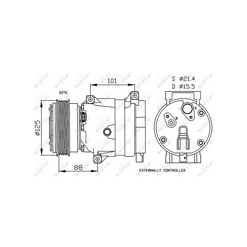 Compresseur de climatisation NRF