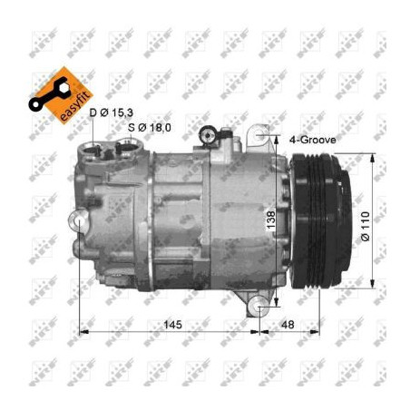 Compresseur de climatisation NRF