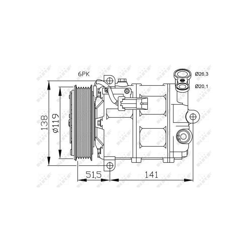Compresseur de climatisation NRF