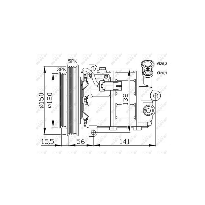 Compresseur de climatisation NRF
