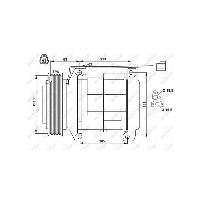 Compresseur de climatisation NRF