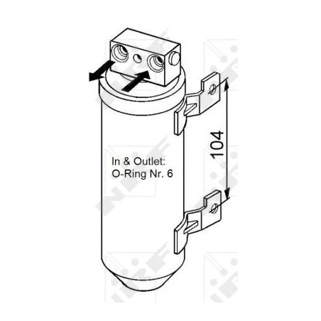 Bouteille déshydratante NRF