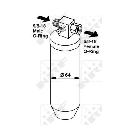 Bouteille déshydratante NRF
