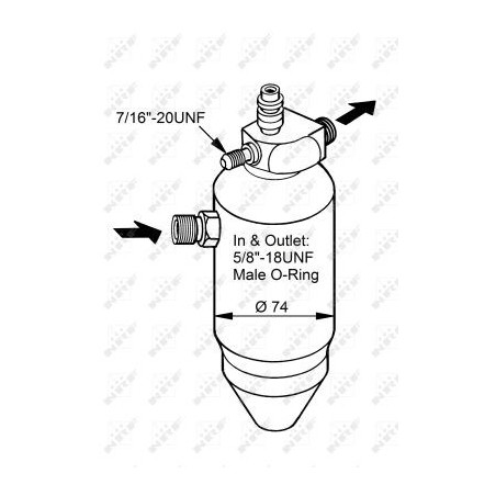 Bouteille déshydratante NRF
