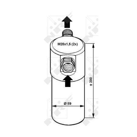 Bouteille déshydratante NRF