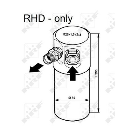 Bouteille déshydratante NRF