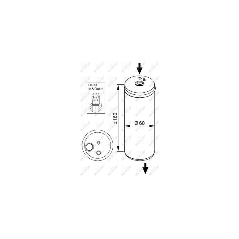 Bouteille déshydratante NRF