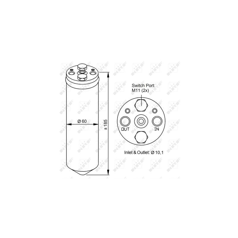 Bouteille déshydratante NRF