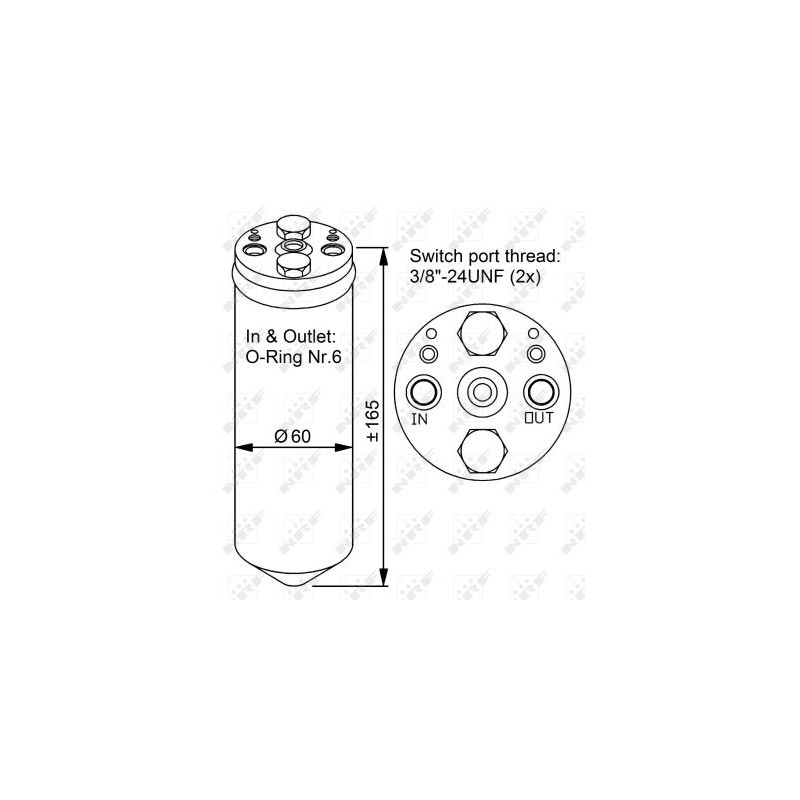 Bouteille déshydratante NRF
