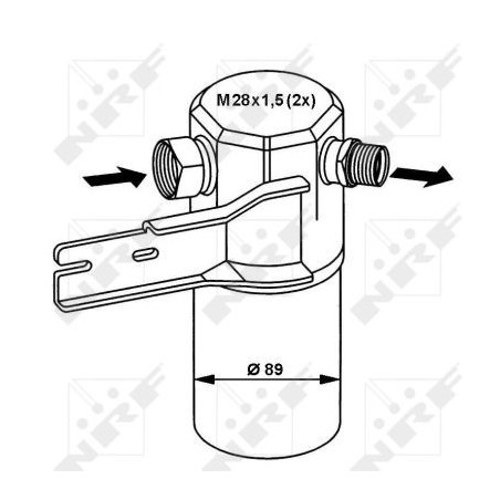 Bouteille déshydratante NRF