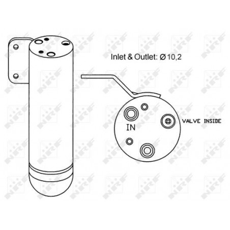 Bouteille déshydratante NRF