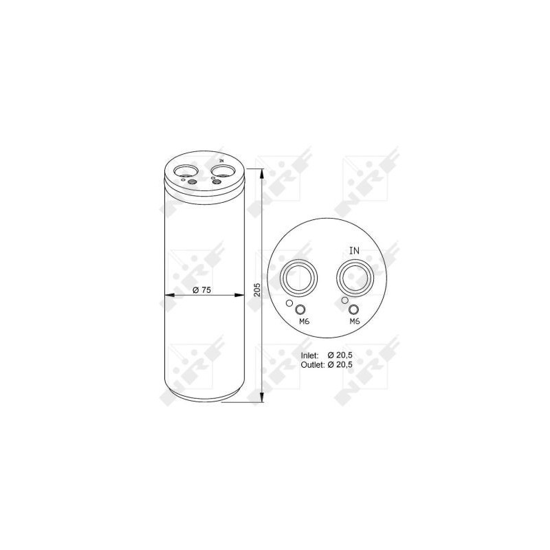 Bouteille déshydratante NRF