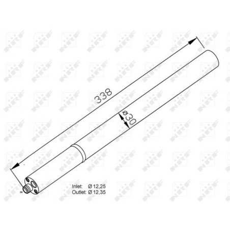 Bouteille déshydratante NRF