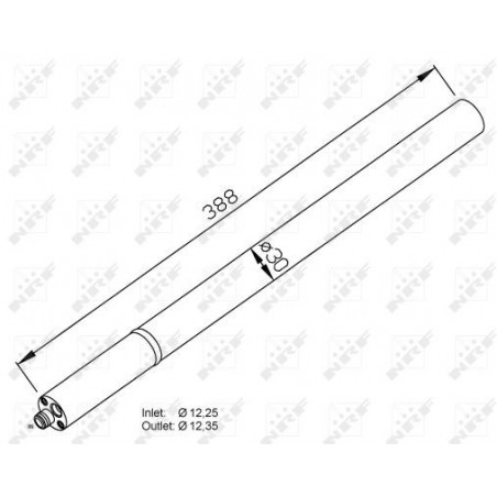 Bouteille déshydratante NRF