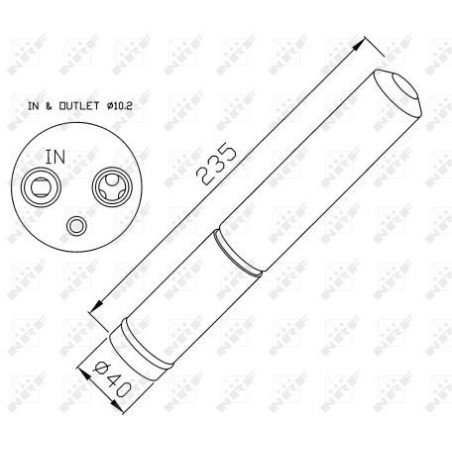 Bouteille déshydratante NRF