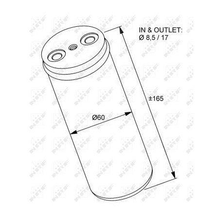 Bouteille déshydratante NRF